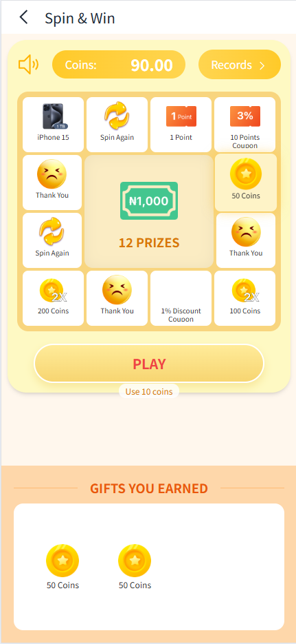 Panda gift card 交易功能演示