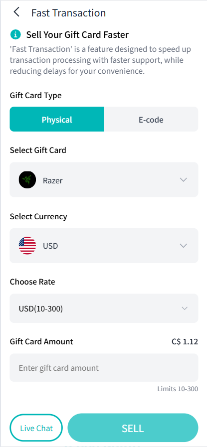 Panda gift card 奖励系统演示